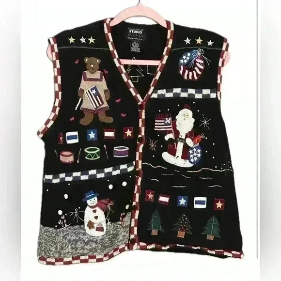 Studio Fa La La  Knitted Sweater Vest (270) - Picture 1 of 10